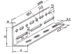 Уголок перфорированный УП 42х25