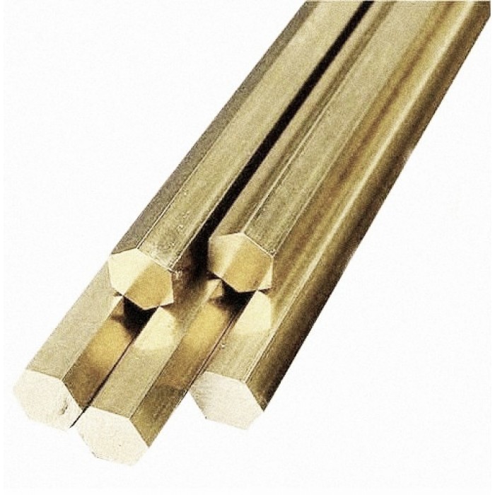 Шестигранник латунный